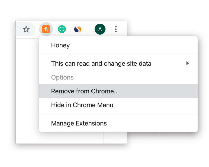 remove chrome extension for chrome browser on mac